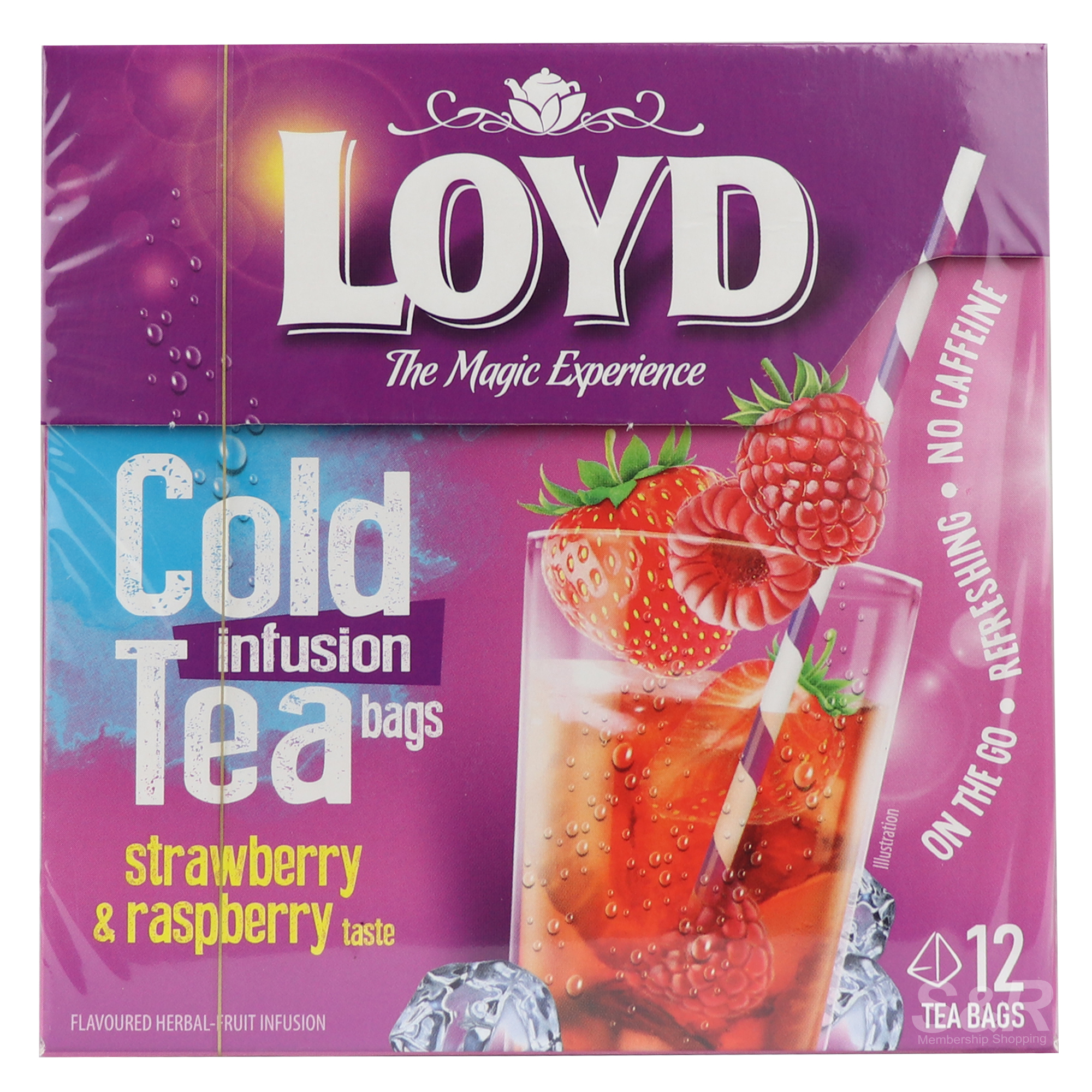 Loyd Cold Infusion Strawberry and Raspberry 12 Tea Bags Loyd Cold Infusion Strawberry and Raspberry 12 Tea Bags
